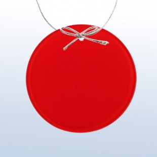 Color Circle Ornament Red