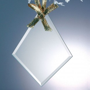 Glass Diamond Ornament